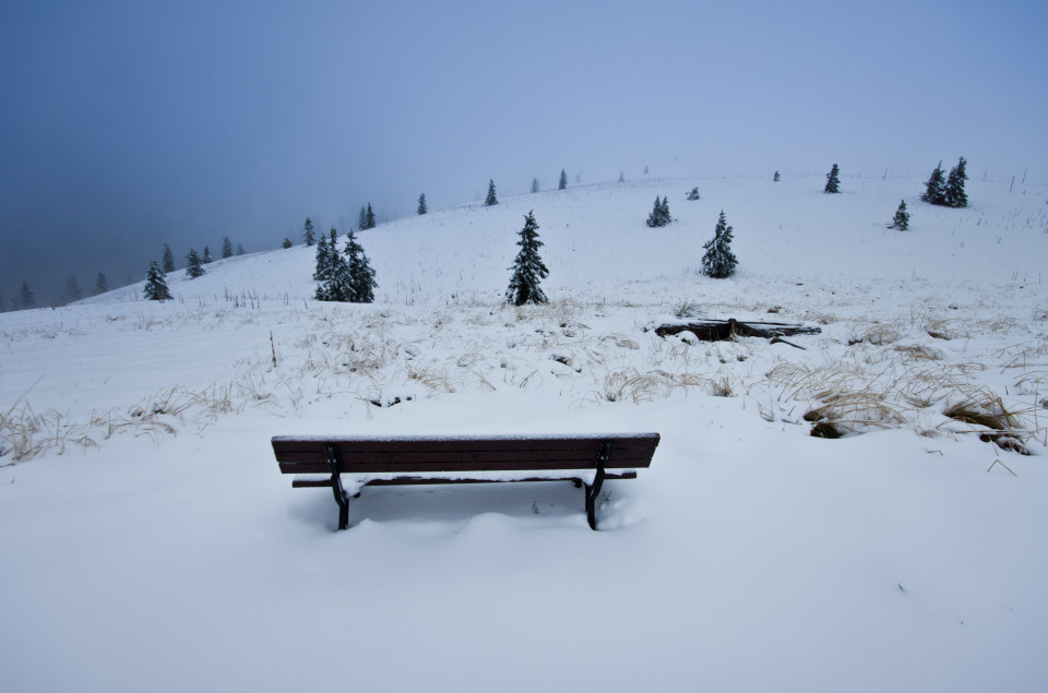 Wintereinbruch am Feldberg