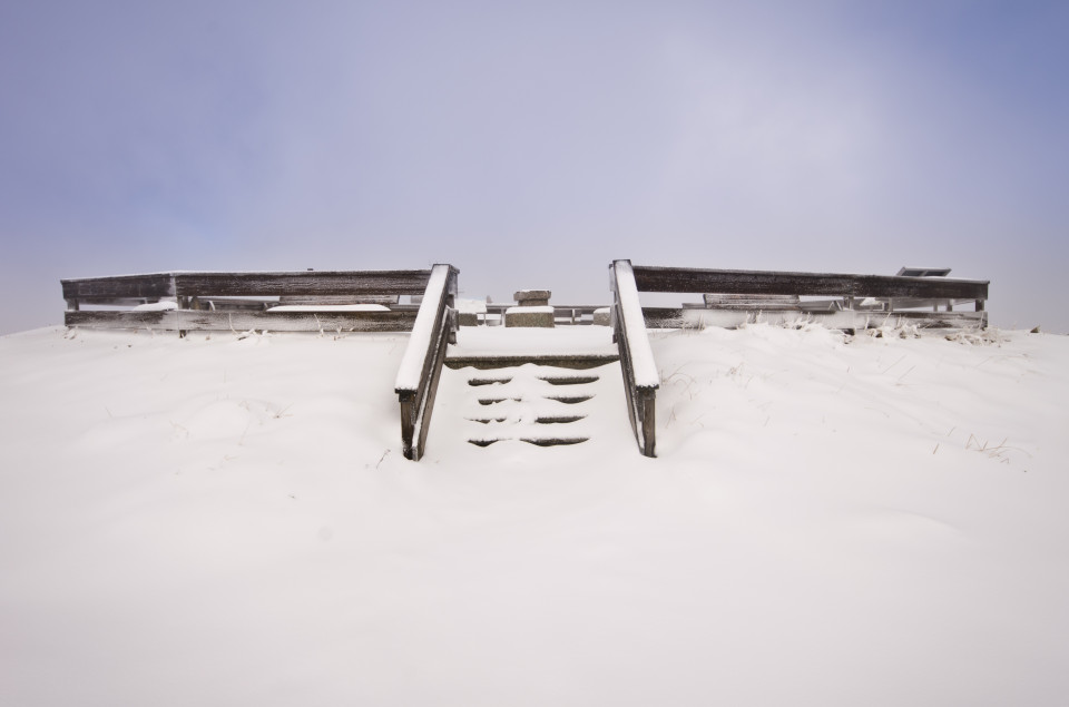 Wintereinbruch auf dem Feldberg