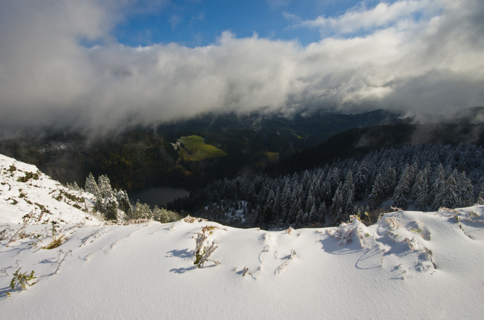 Wintereinbruch am Feldberg