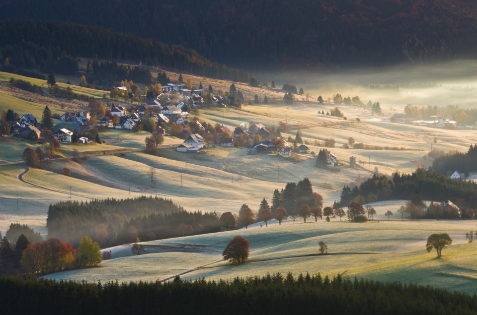 Blick auf Bernau-Dorf