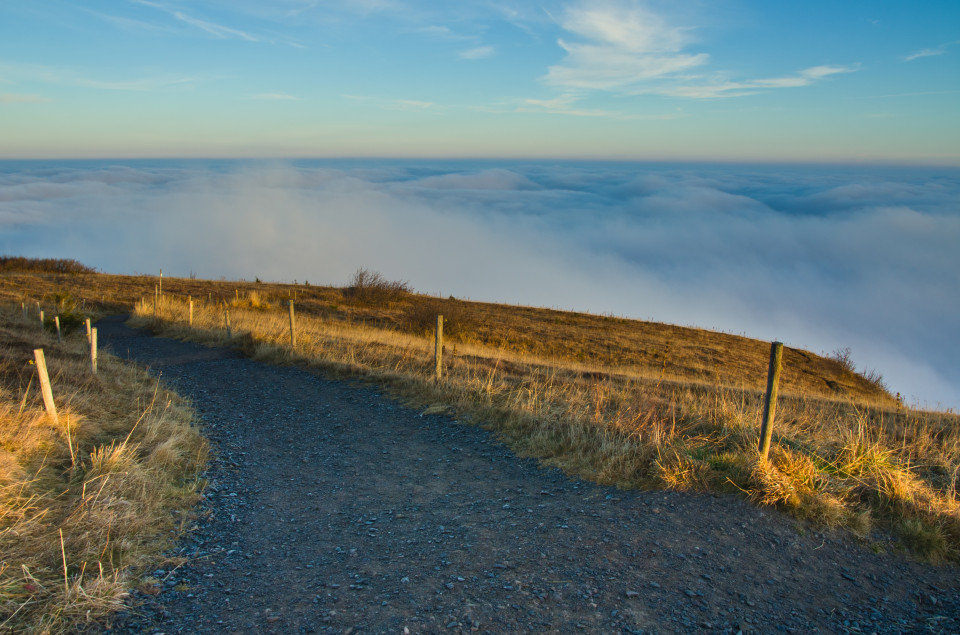 Feldberg über den Wolken