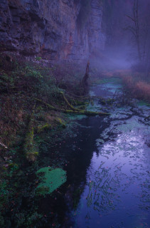 Dämmerung in der Wutachschlucht