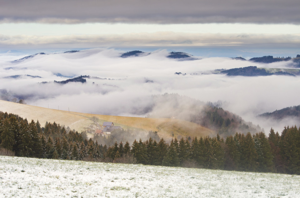 Tiefe Wolken bei Breitnau