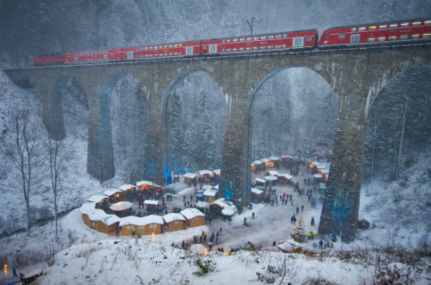 Weihnachtsmarkt in der Ravennaschlucht