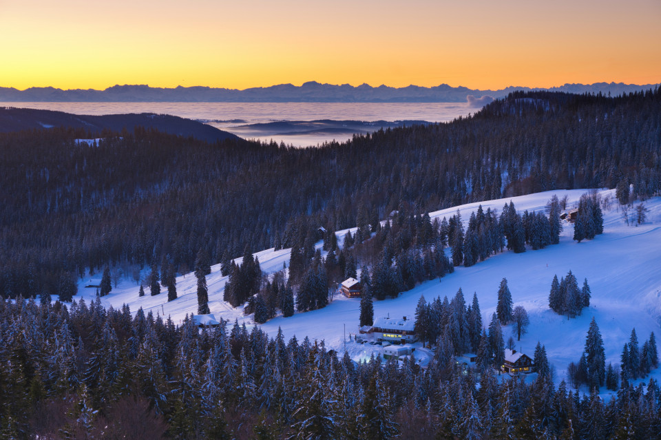 Wintermorgen auf dem Feldberg