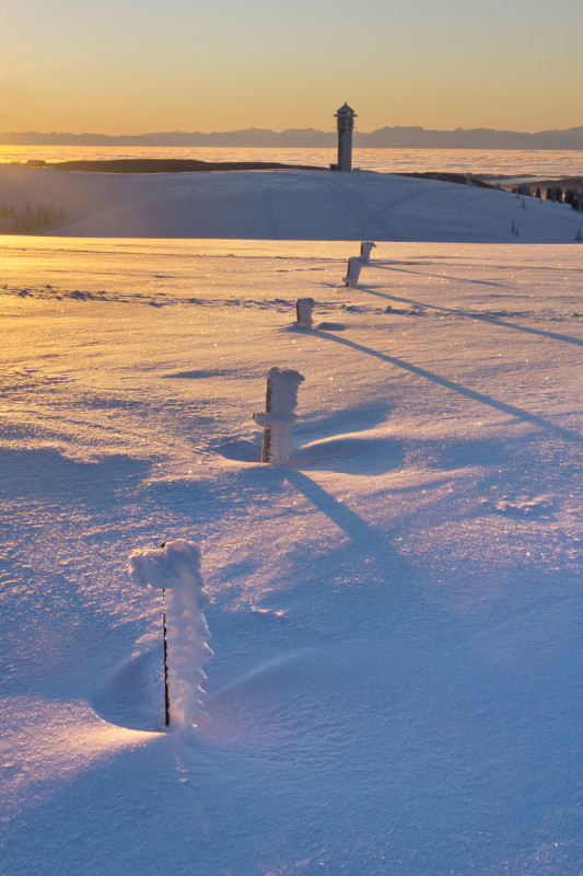 Wintermorgen auf dem Feldberg