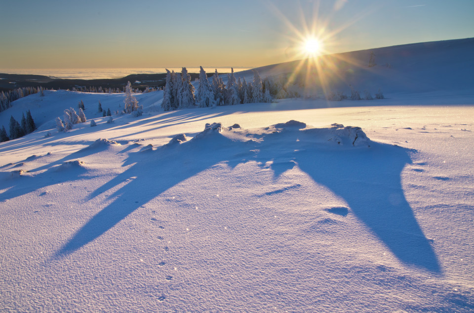 Wintermorgen auf dem Feldberg