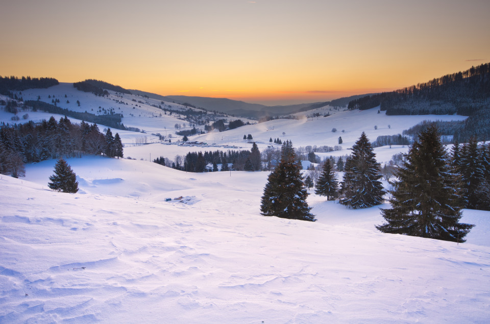 Morgendämmerung über Bernau