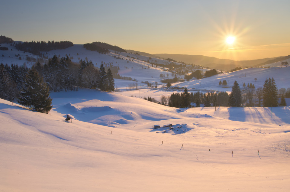 Sonnenaufgang über Bernau