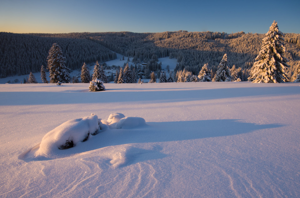 Morgens auf dem Drehkopf bei -18°C