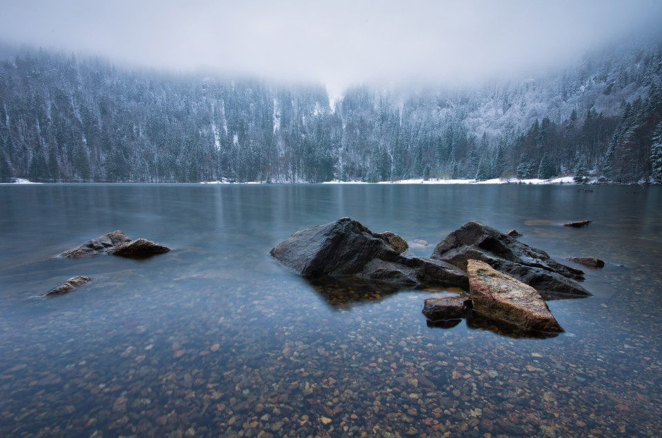 Frühlingsschnee am Feldsee