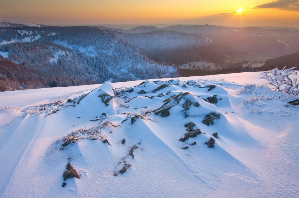 Frühlingsschnee auf dem Herzogenhorn