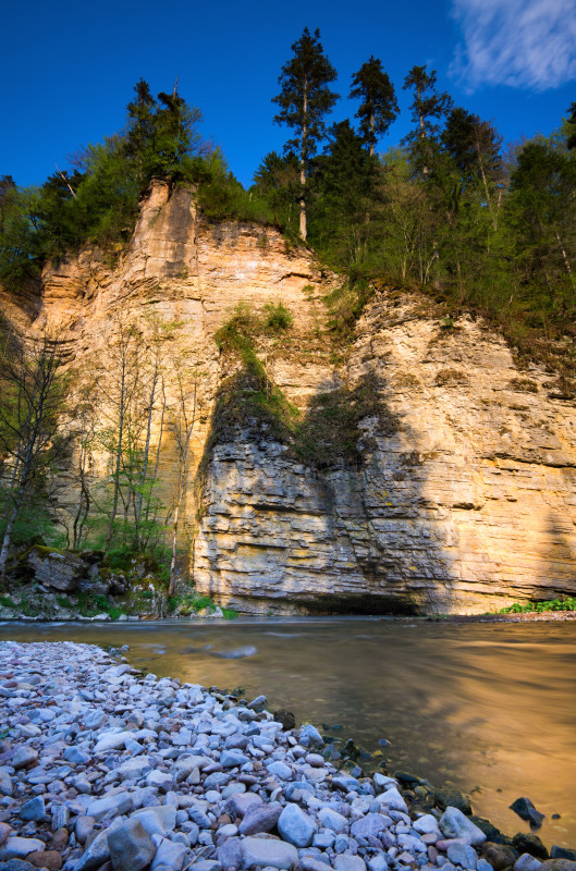 Felsen beim Rümmelesteg in der Wutachschlucht