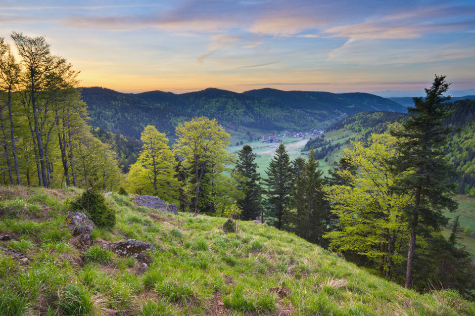 Rabenfelsen, Blick über Menzenschwand