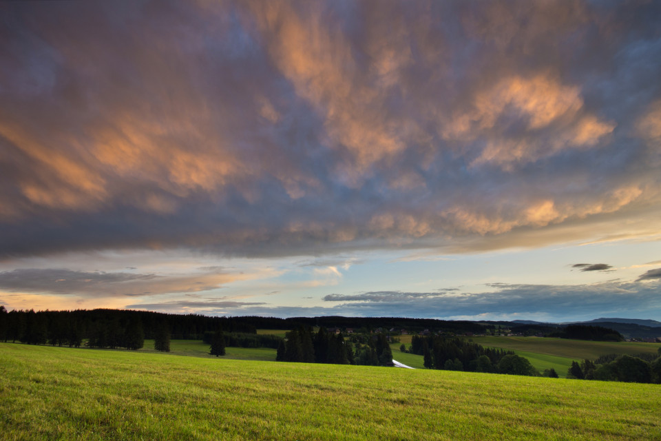 Abendstimmung Hohlen Graben bei St. Märgen