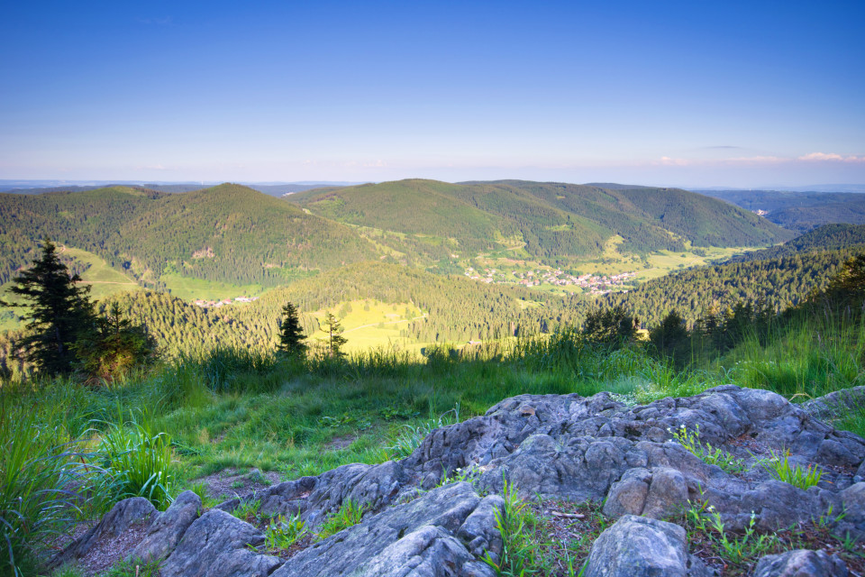 Spießhorn, Blick über Menzenschwand