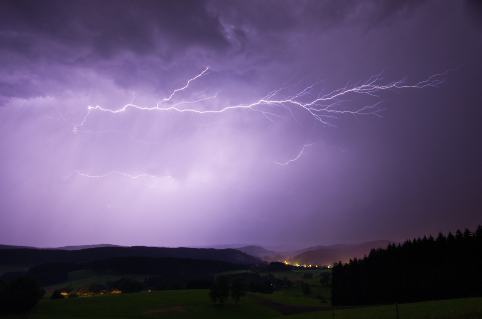 Gewitter über dem Hochschwarzwald