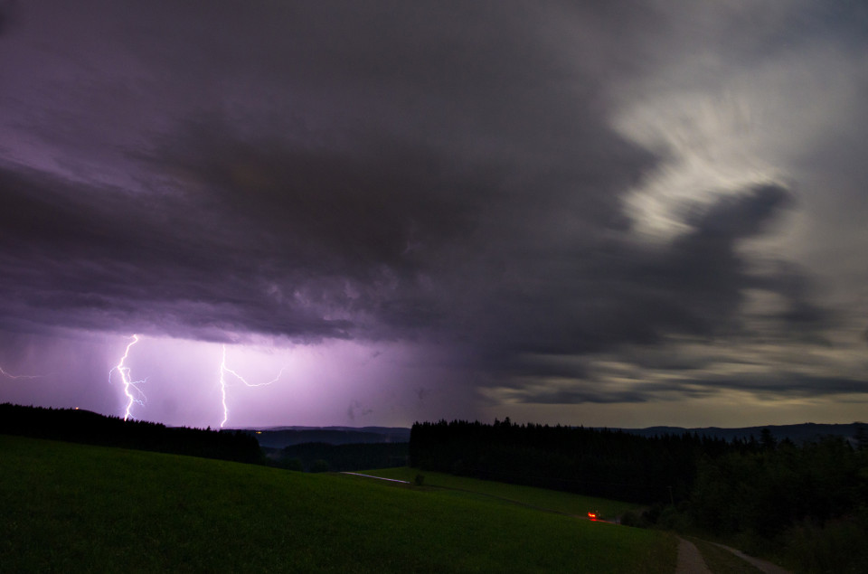 Gewitter über dem Hochschwarzwald