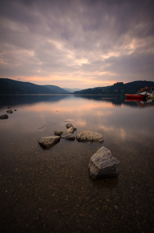 Abendstimmung am Titisee