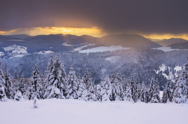 Winterlandschaft, Schnepfhalde