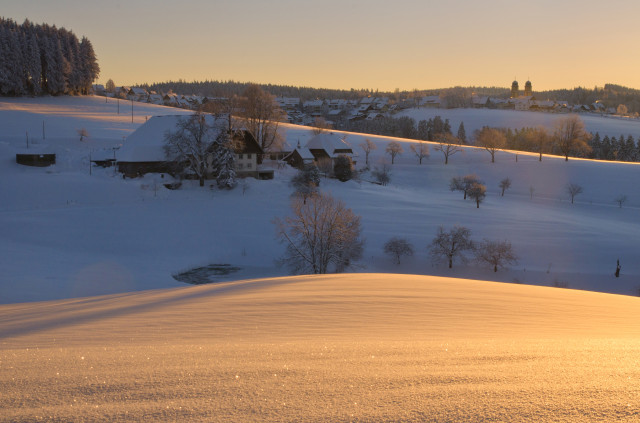 Wintermorgen bei St. Märgen