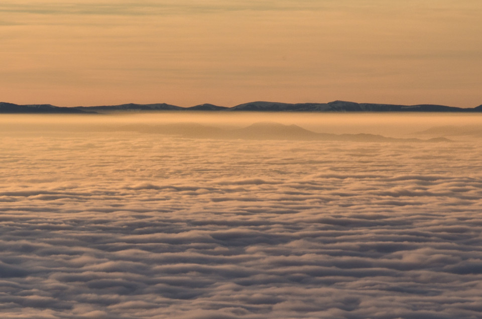 Blick vom Kandel bei Inversionswetterlage