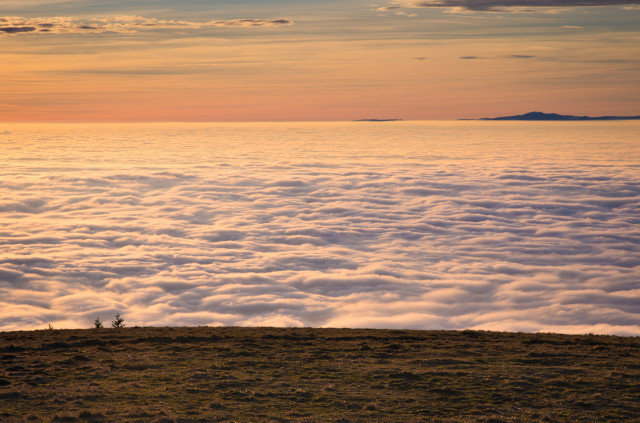 Blick vom Kandel bei Inversionswetterlage