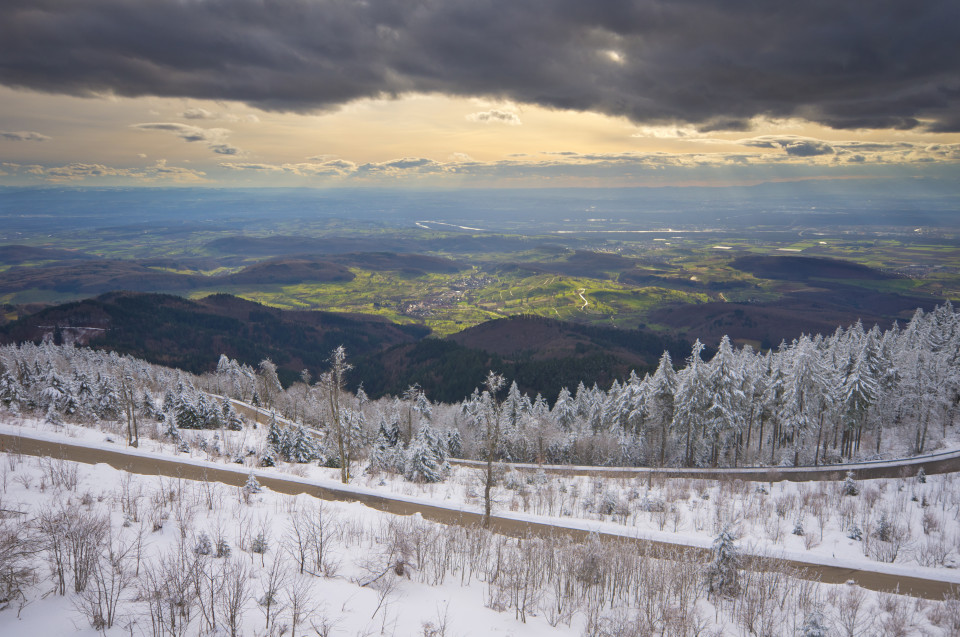 Märzwinter auf dem Hochblauen