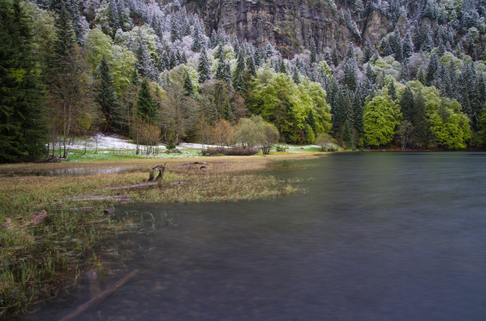 Später Wintereinbruch am Feldsee