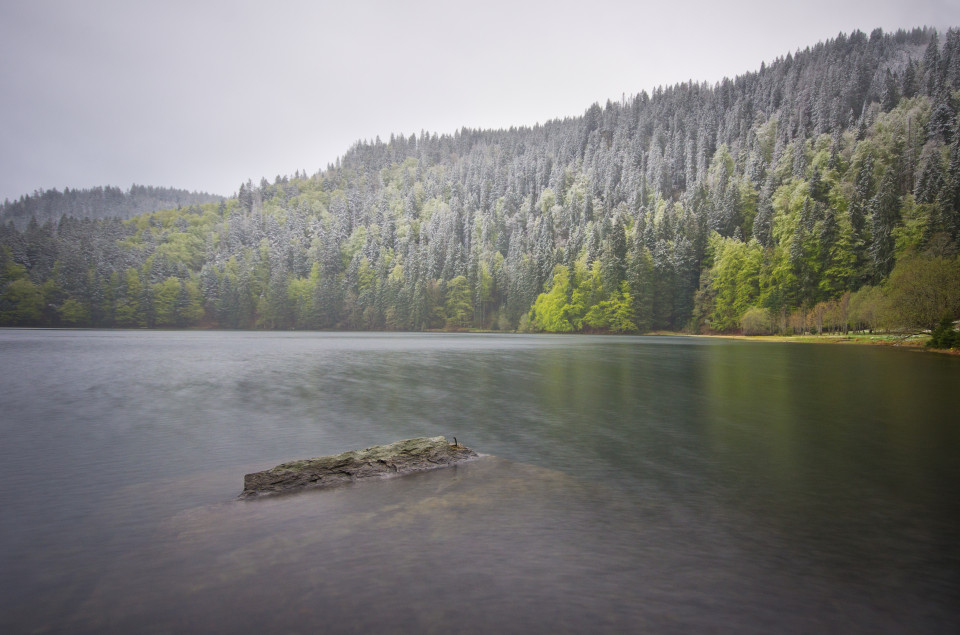 Später Wintereinbruch am Feldsee