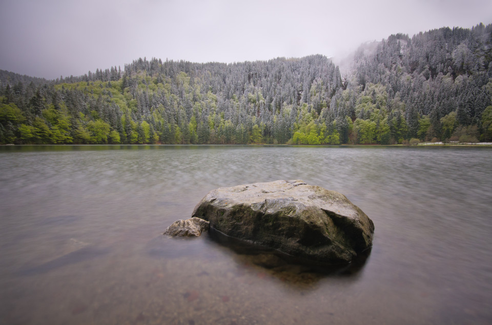 Später Wintereinbruch am Feldsee