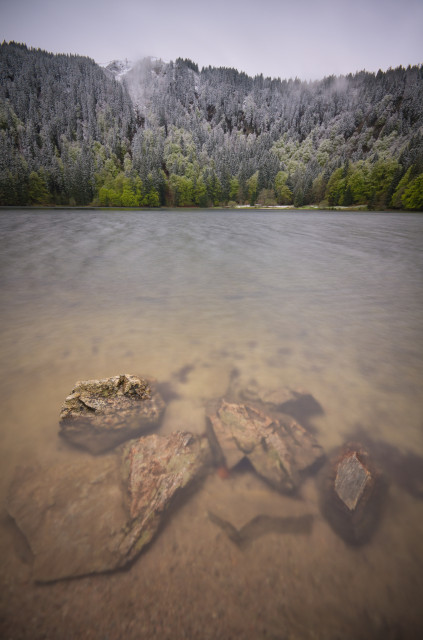 Später Wintereinbruch am Feldsee