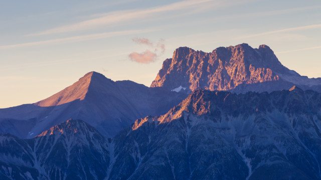 Piz Kesch im Abendlicht