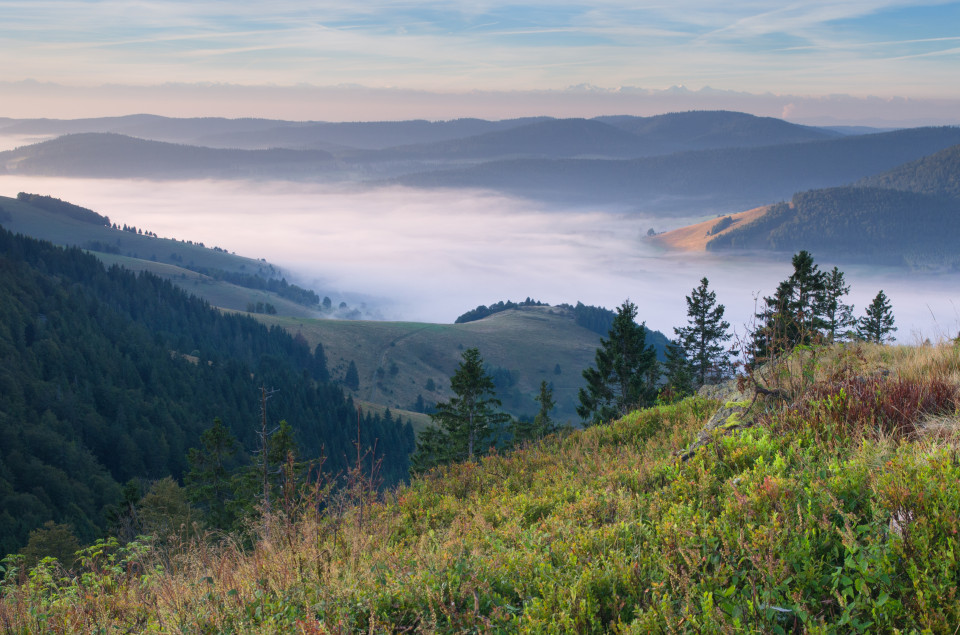 Herbstmorgen über dem Bernauer Hochtal