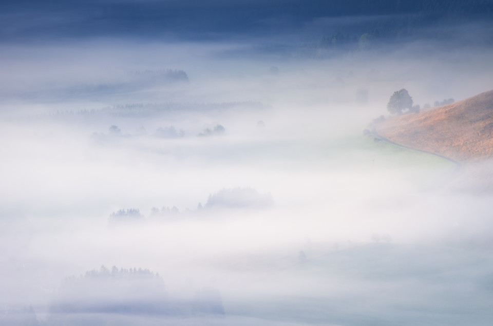 Herbstmorgen über dem Bernauer Hochtal