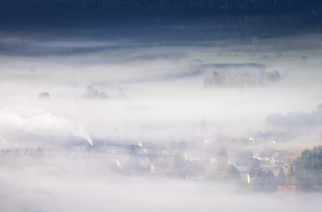 Herbstmorgen über dem Bernauer Hochtal