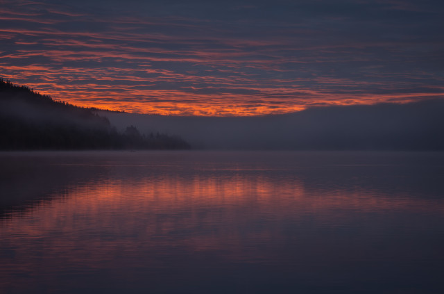 Morgenrot am Schluchsee