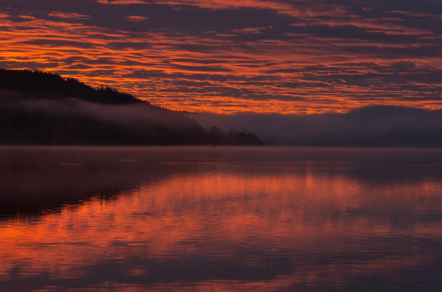 Morgenrot am Schluchsee