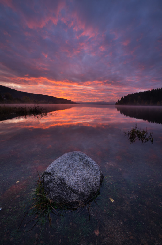 Morgenrot am Schluchsee