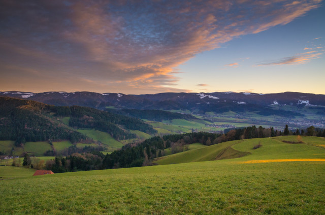 Oberhalb Eschbach, Blick über das Dreisamtal