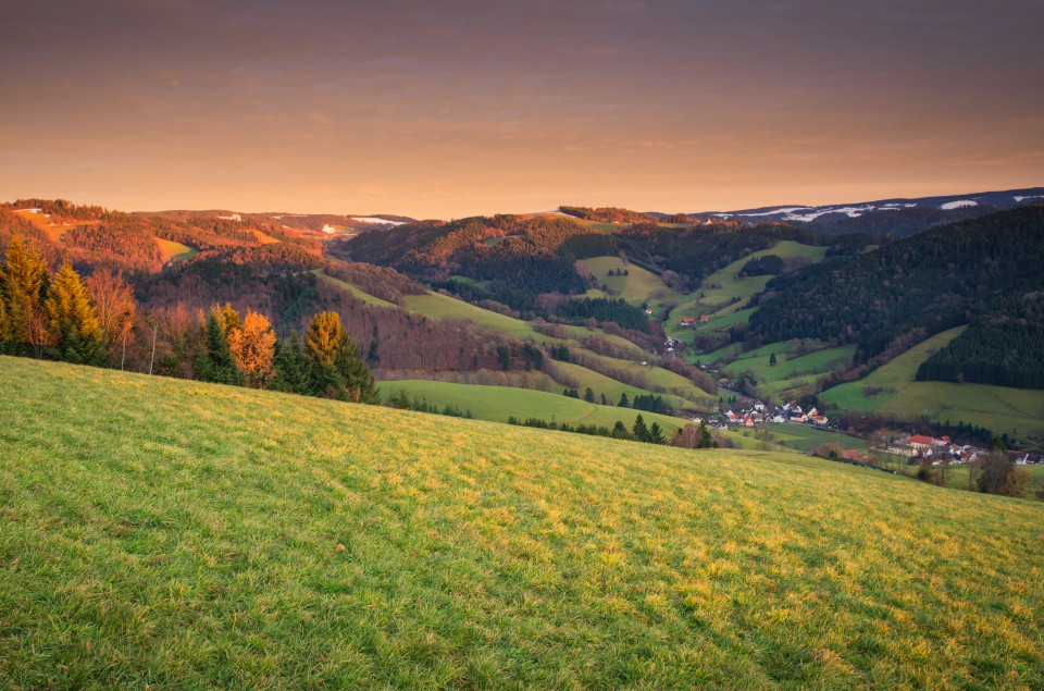 Abendlicht über dem Eschbachtal