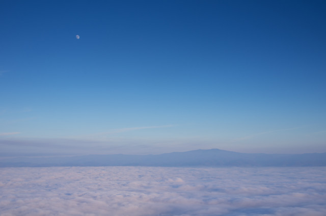 Auf der Eichelspitze im Kaiserstuhl bei Inversionswetterlage