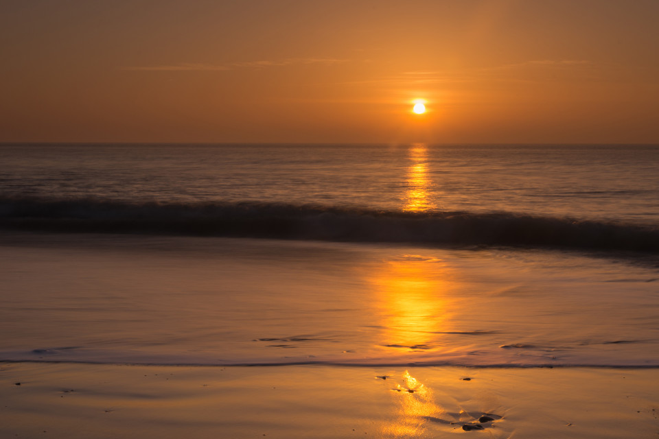 Sonnenuntergang an der Nordsee