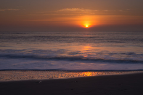 Sonnenuntergang an der Nordsee