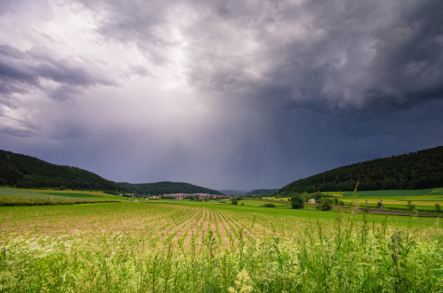 Gewitterstimmung bei Immendingen