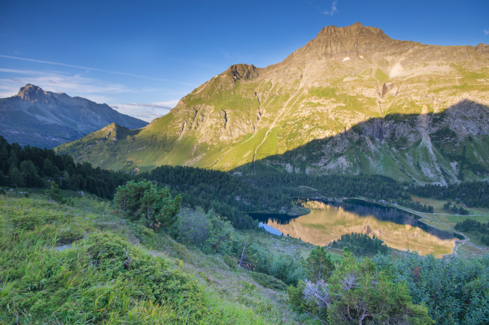 Blick auf den Lägh da Cavloc