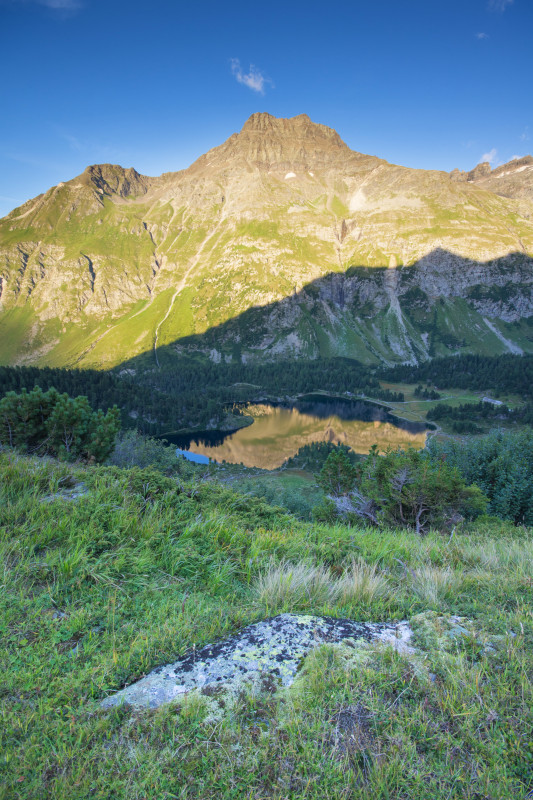 Blick auf den Lägh da Cavloc