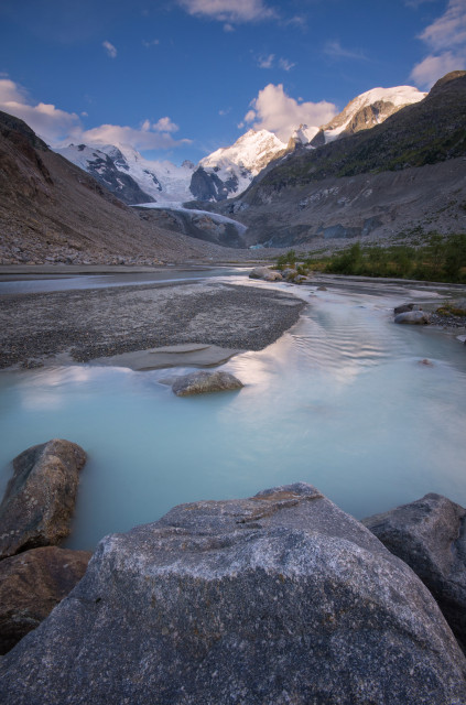 Val Morteratsch, Blick zum Piz Bernina