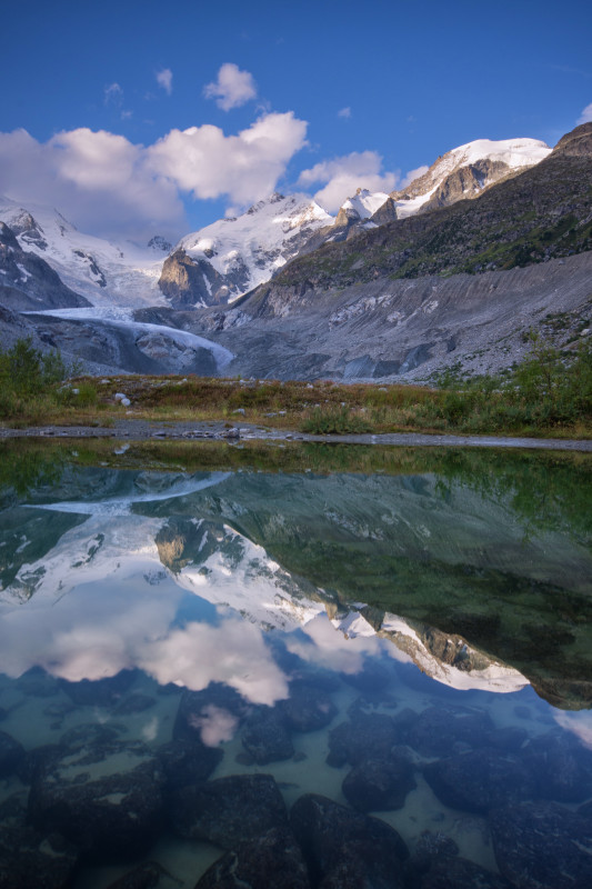 Val Morteratsch, Blick zum Piz Bernina