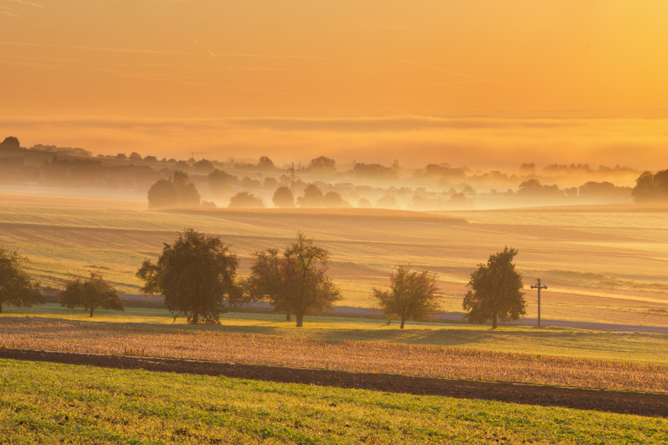 Inversion und Fernsicht vom Hochsträß